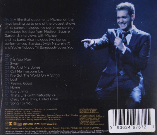 Michael Buble: Michael Buble Meets Madison Square Garden [CD]+[DVD]