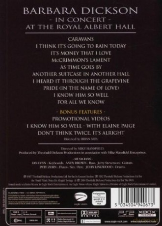 Dickson Barbara: In Concert At The Royal Albert Hall [DVD]