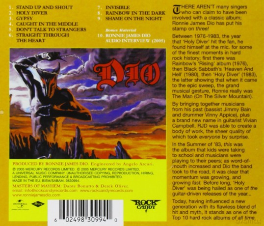 Dio: Holy Diver [CD]