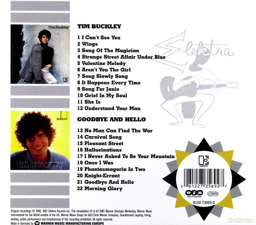 Tim Buckley: Tim Buckley+Goodbye And Hello [2CD]