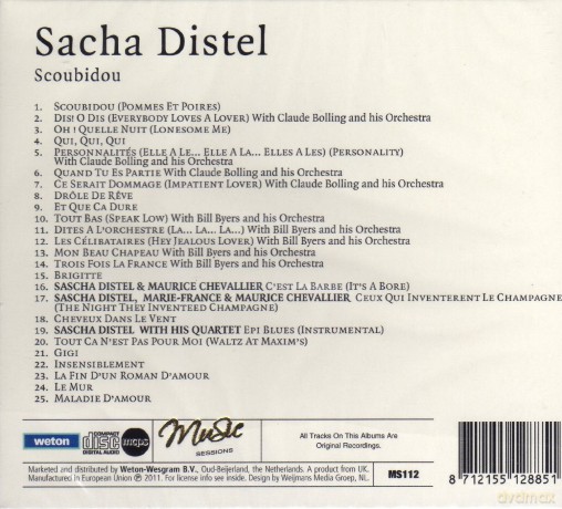 Distel Sacha: Scoubidou [CD]