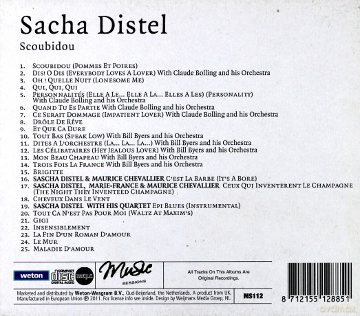 Distel Sacha: Scoubidou [CD]