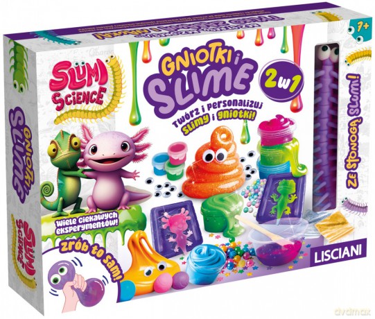 Zestaw slumi squish i slime 2w1