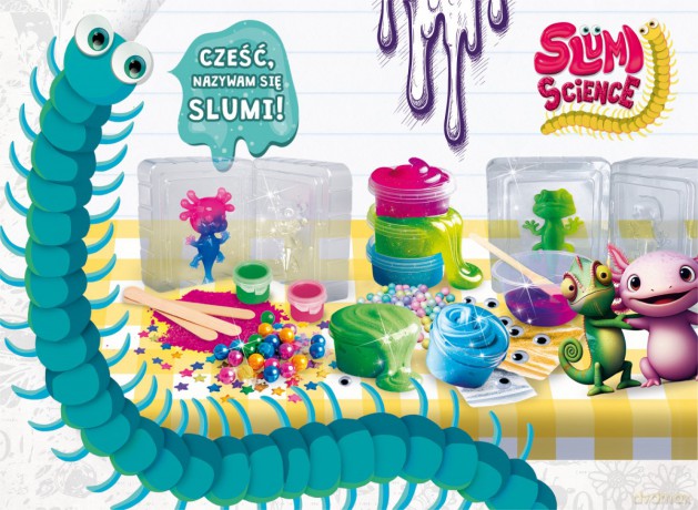 Zestaw slumi squish i slime 2w1