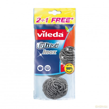Zmywaki stalowe Vileda Glitzi Spiral 2+1 (3szt)
