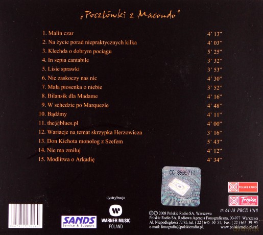 Grzegorz Bukała: Pocztówki z Macondo (digipack) [CD]
