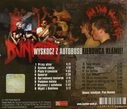 Bunkier: Wyskocz z autobusu - kierowca kłamie! [CD]