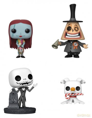 The Nightmare Before Christmas POP! Disney Vinyl Figures 4-Pack Black Friday Bundle 9 cm