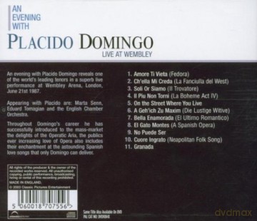 Domingo Placido: An Evening With [CD]