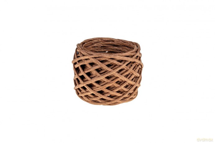 Drut florystyczny papierowy brązowy 10m