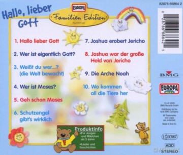 Familien Edition: Hallo Lieber Gott [CD]