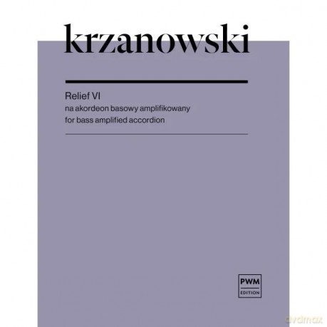 Relief VI na akordeon basowy amplifikowany - Andrzej Krzanowski [KSIĄŻKA]