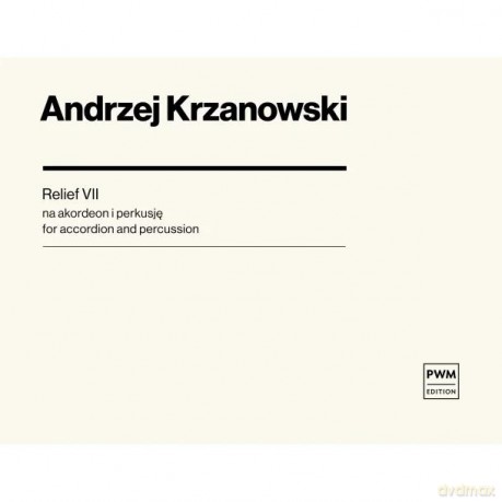 Relief VII na akordeon i perkusję - Andrzej Krzanowski [KSIĄŻKA]