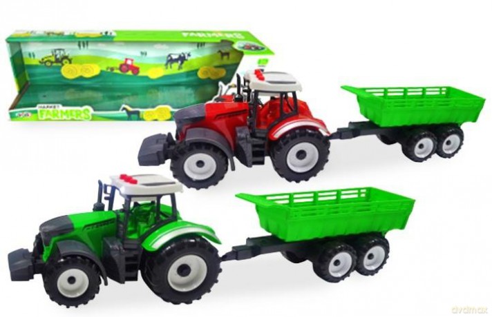 Traktor z przyczepą MIX