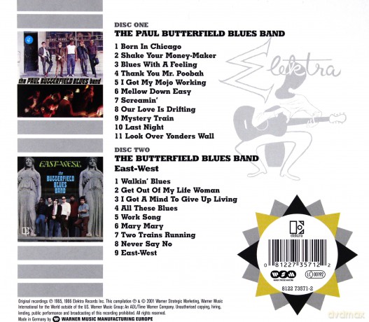 The Butterfield Blues Band: Butterfield Blues Band + East-West [2CD]