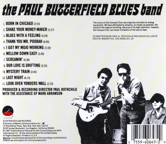 The Butterfield Blues Band: Paul Butterfield [CD]