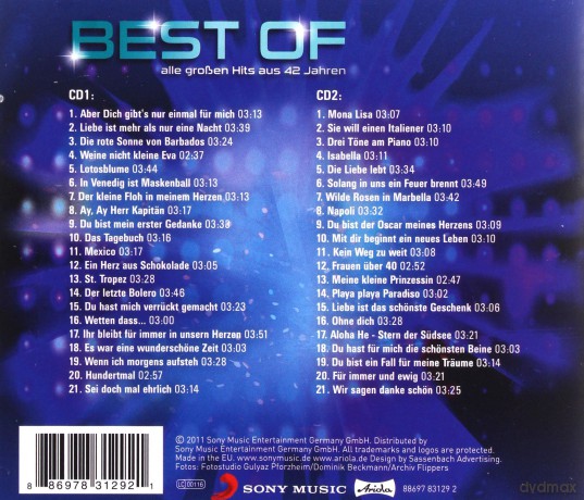 Flippers: Best Of Alle Grossen Hits Aus 42 Jahren [2CD]