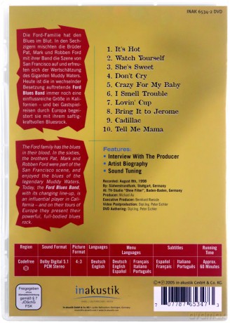 Ford Blues Band: In Concert - Ohne Filter [DVD]