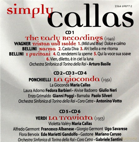 Maria Callas: Simply Callas [BOX] [6CD]