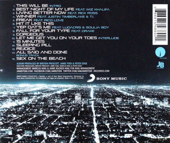 Foxx Jamie: Best Night Of My Life [CD]