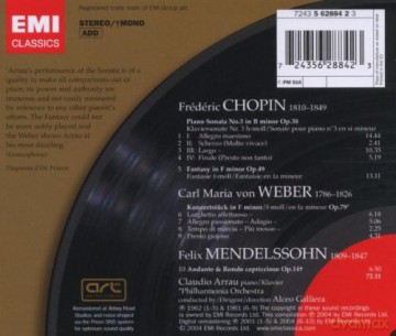 Frederic Chopin: Piano Sonata No 3 Konzertstueck In F - Etc [CD]