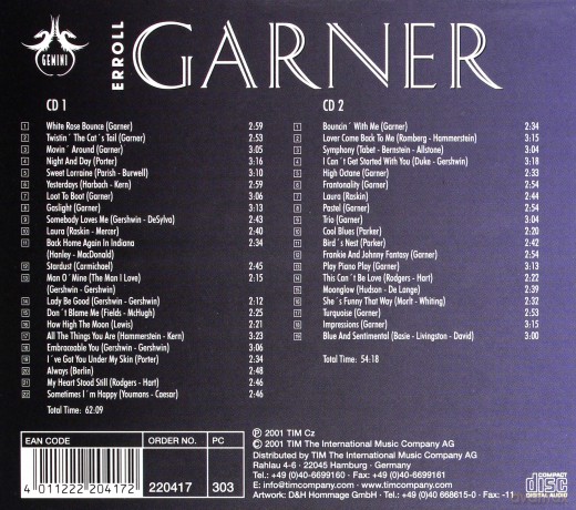 Garner Erroll: Impressions Of Garner [2CD]