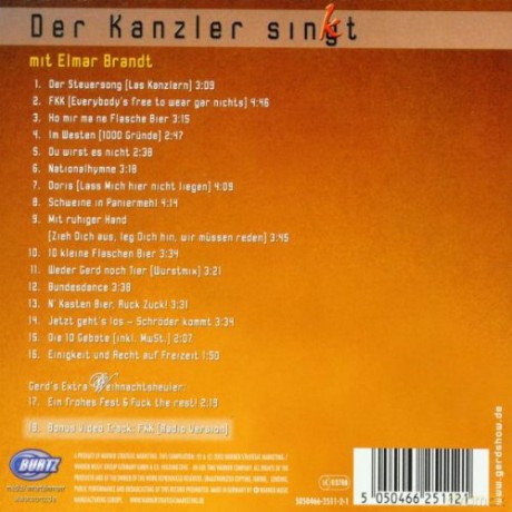 Gerd Show: Der Kanzler Sinkt [CD]
