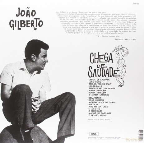 Gilberto Joao: Chega De Saudade [Winyl]