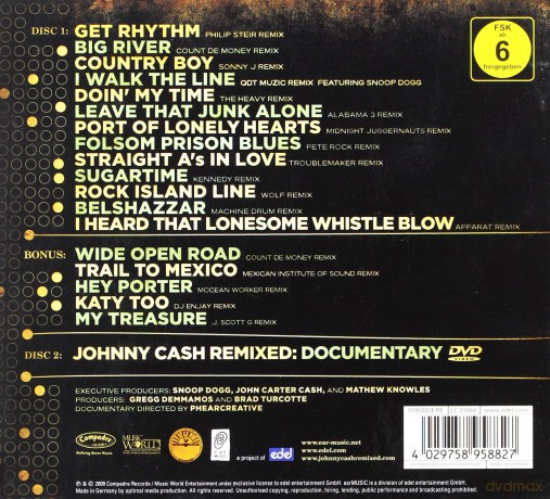 Johnny Cash: Remixed Limited Edition [CD]+[DVD]