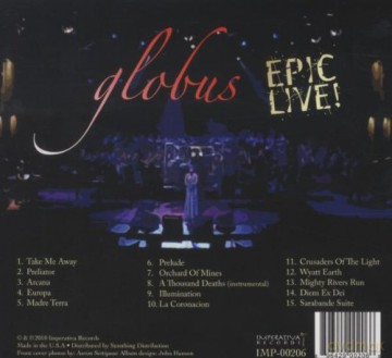 Globus: Epic Live [CD]