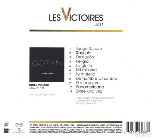 Gotan Project: Tango 3.0 [CD]