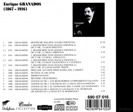 Granados Enrique: Early Recordings - Condon Collection [CD]