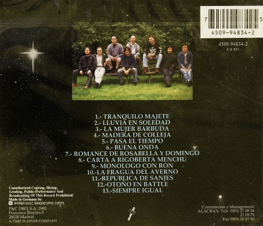 Celtas Cortos: Tranquilo Majete [CD]