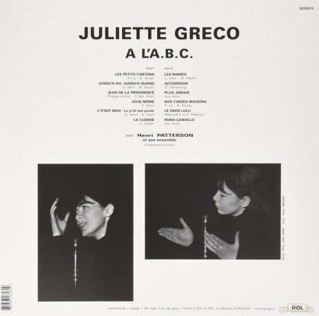 Greco Juliette: Juliette Greco [Winyl]