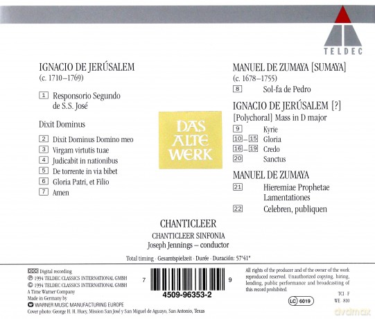 Chanticleer: Mexican Baroque [CD]