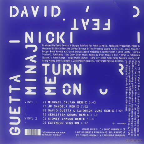 Guetta David: Turn Me On [2xWinyl]