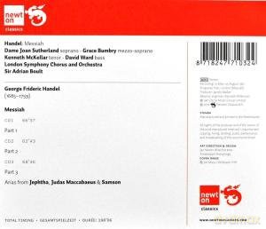 Haendel Georg Friedrich- Sutherland Joan- Boult Adrian: Messiah [3CD]