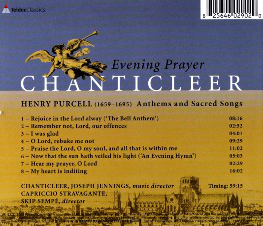Chanticleer: Purcell: Evening Prayer - Purcell Anthems and Sacred Songs [CD]