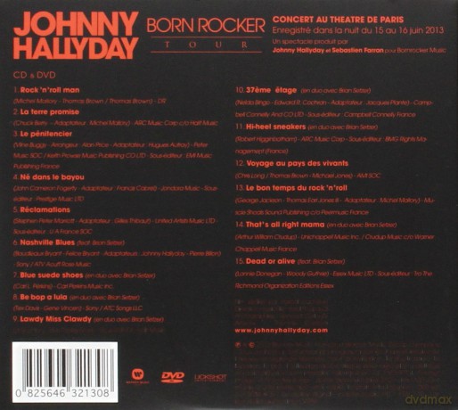 Hallyday Johnny: Born Rocker Tour - Rsd 2014 Release [2CD]