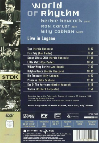 Hancock Herbie & Carter Ron & Cobham Billy: World Of Rhythm - Live In Lugano [DVD]