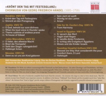 Handel Georg Friedrich: Kront Den Tag Mit Festesglanz [CD]
