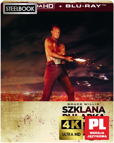 Szklana pułapka (steelbook) [Blu-Ray 4K]+[Blu-Ray]