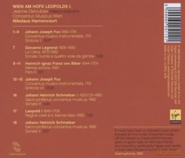 Harnoncourt Nikolaus: Wien Am Hofe Leopolds I [CD]