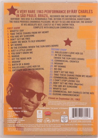 Ray Charles: O-Genio. Live In Brazil, 1963 [DVD]