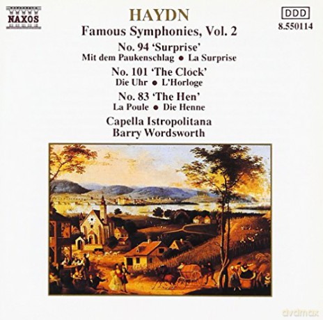 Haydn Joseph (1732-1809): Famous Symphonies vol. 2 - Nr 83 - 94 - 101 [CD]
