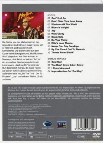 Hayes Isaac: Live At Montreux 2005 [DVD]