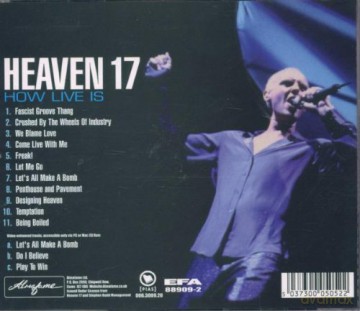 Heaven 17: How Live Is [CD]
