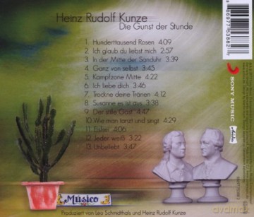 Heinz Rudolf Kunze: Die Gunst Der Stunde [CD]