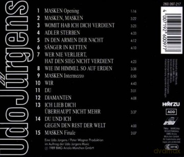 Udo Juergens: Ohne Maske [CD]