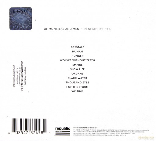 Of Monsters And Men: Beneath The Skin [CD]